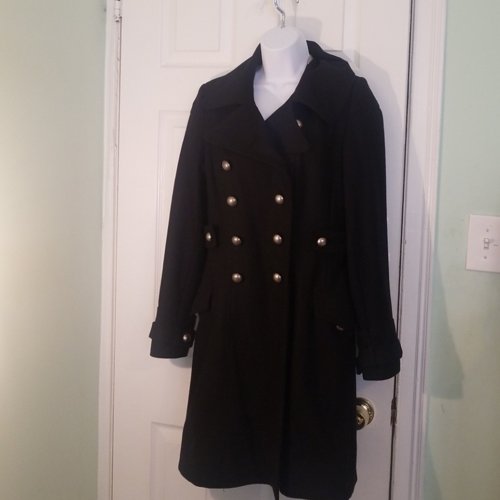 Wool very nice & warm double breasted Coat